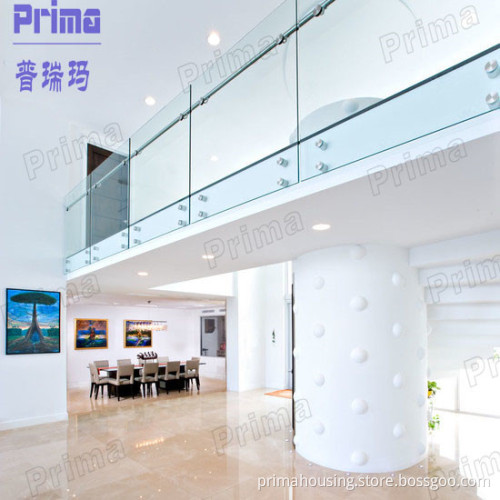 Glass Handrail/Glass Balustrade Balcony Handrail / Stainless Steel Railing for Stairs Railing Pr-B1039